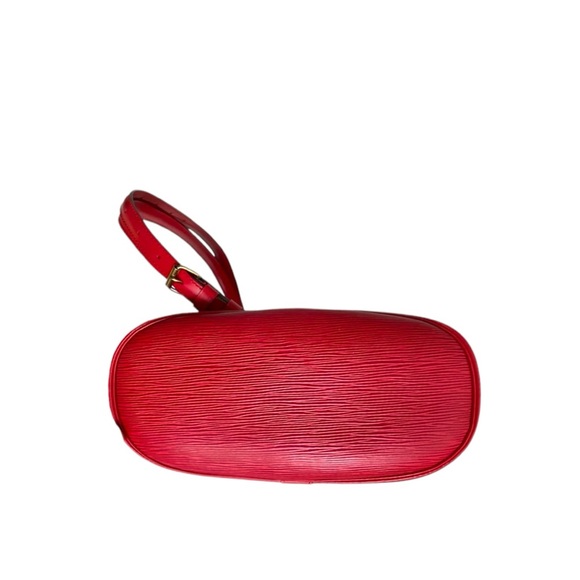 LOUIS VUITTON Red Leather Randonne EPI Shoulder Bag NEW WITHOUT TAGS - Picture 8 of 16